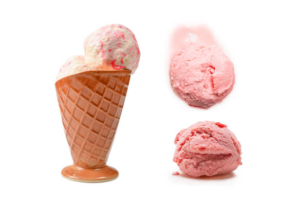 istock Ice cream isolated on a white background. 1394784188