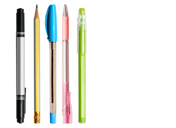 istock variety of pen isolated on white 1394789072