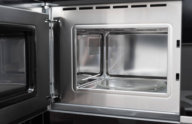 istock new clean stainless microwave built in with grill 1394789491