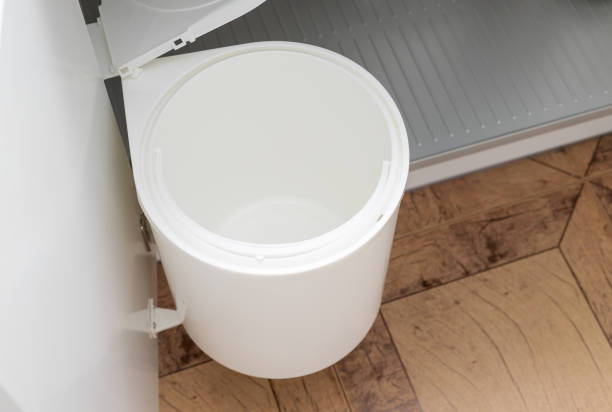 istock clean rubbish bin under sink. Hygiene and cleaning concept 1394793417