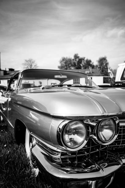 istock an american musclecar in black white 1394798924