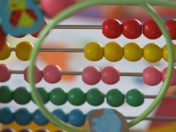 istock The abacus, colorful counting frame for children 1394804723