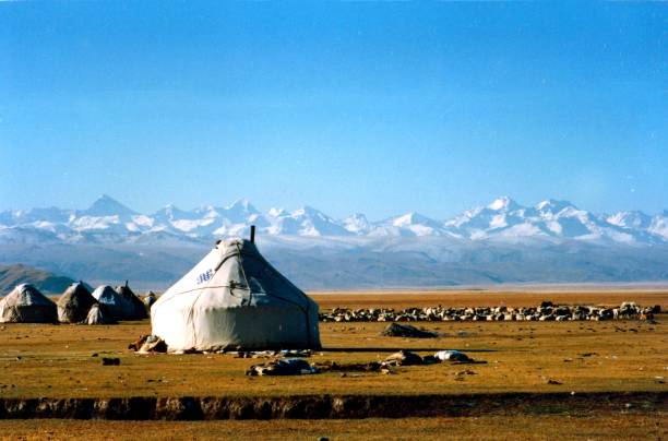 istock Autumn, the yurt on the grassland 1394805000