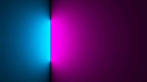 istock Neon lamp blue purple background. Music party background 1394807989