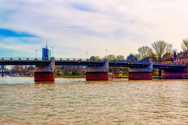 istock Aerial view over river Main in Frankfurt am Main. 1394814013