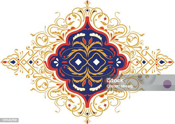 Persian Ornament Stock Illustration - Download Image Now - Persian Culture, Antique, Arabic Style