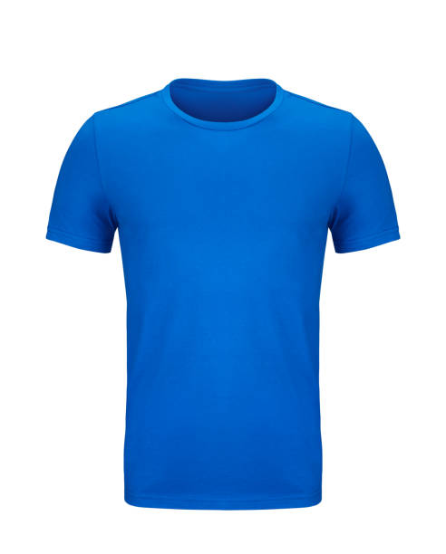 istock Blue men's t-shirt 1394834366