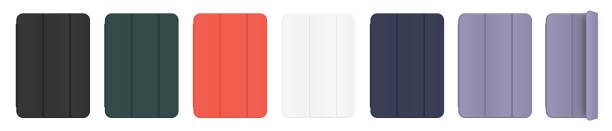 色違いのタブレット用リアルなケースのセット、ベクターイラスト - apple ipad点のイラスト素材／クリップアート素材／マンガ素材／アイコン素材