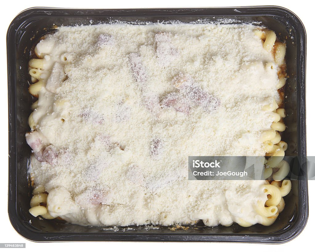 Formule repas de pâtes - Photo de Gratin de pâtes libre de droits