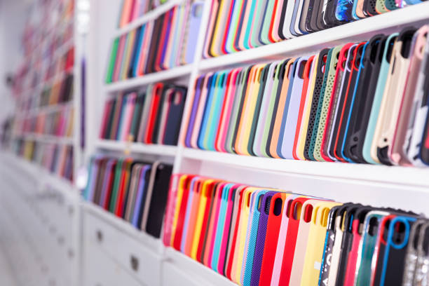 istock Smartphones on display shelves in an electronics store 1394839323