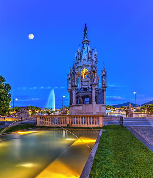 istock Brunswick monument and fountain, Geneva, Switzerland, HDR 1394840247