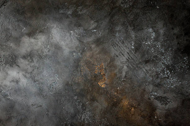 istock Abstract black textured background with scratches 1394841139