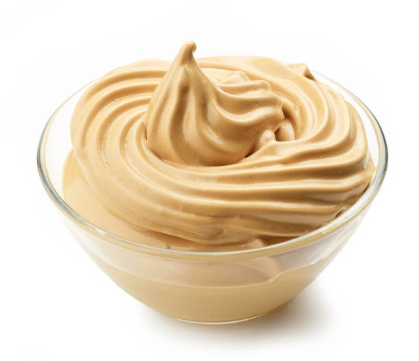 istock whipped caramel and coffee mousse dessert 1394841722