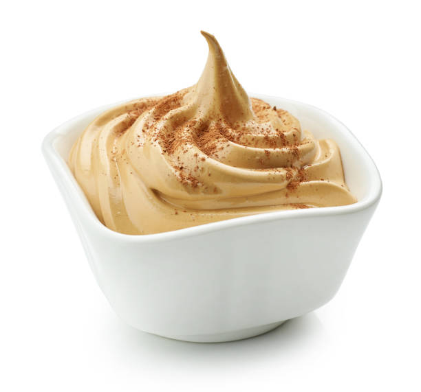 istock whipped caramel and coffee mousse dessert 1394841751