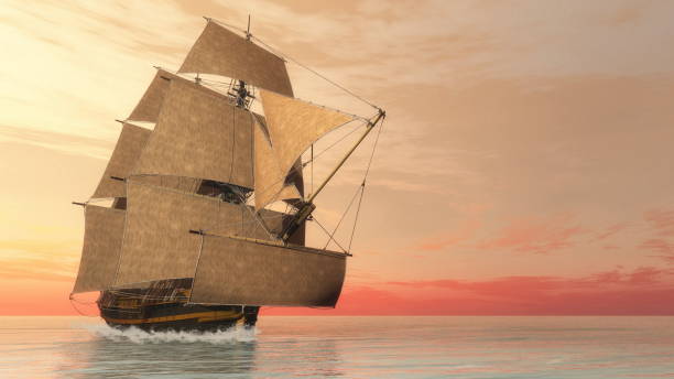 istock Old detailed ship HSM Victory - 3D render 1394842496