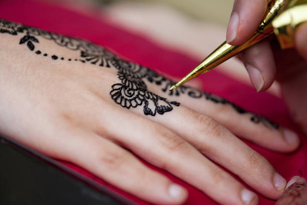 istock Henna Painting 1394850728
