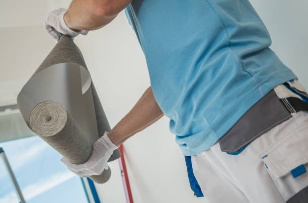 istock Preparing For Modern Vinyl Wallpaper Installation 1394853271