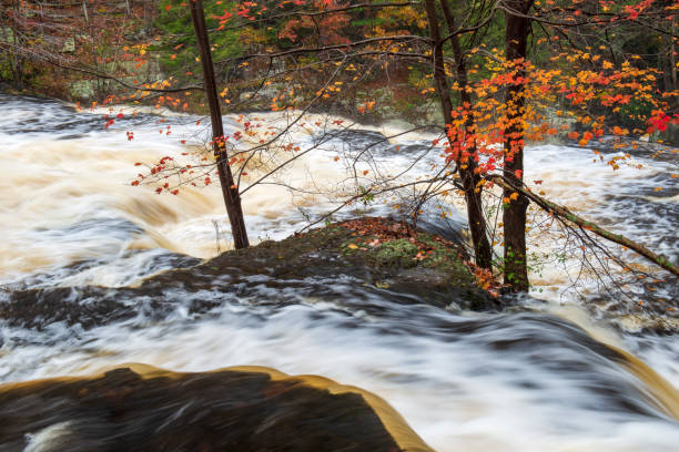 istock Autumn scenery at Shohola Falls 1394857243