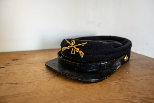 The hat of a union soldier during the American Civil War