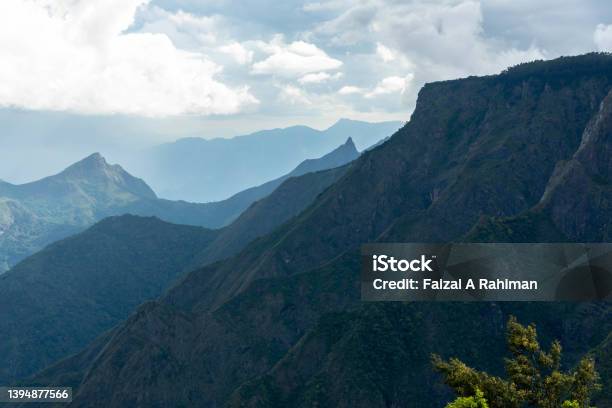 Kodai Layered Hills Stock Photo - Download Image Now - Asia, Backgrounds, Beauty