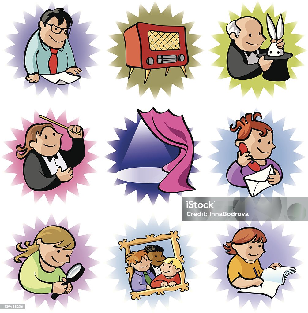 Rubrics icon, set Rubrics icon set for Web and Print: standpoint,  tip and tricks, information, search, culture, about, event, news, guestbook. City stock vector