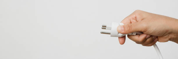 istock Using the wrong power plug also contributed to the occurrence of a short circuit that can cause a fire as well 1394882655