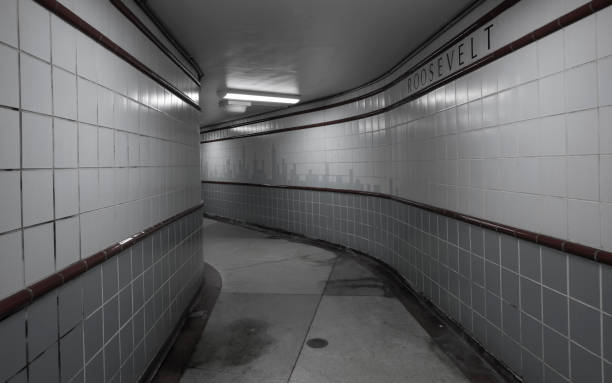 istock Roosevelt underground station, leading lines 1394883643