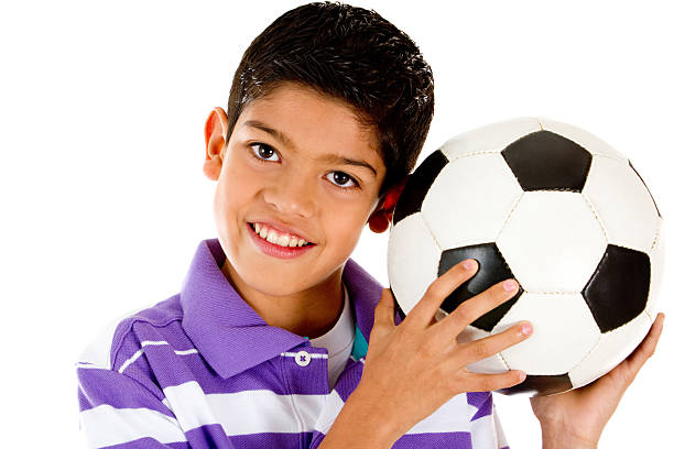 istock Boy with a football 139488371