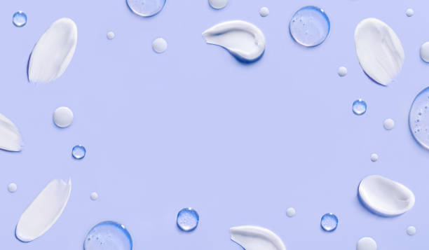 istock cosmetic smears cream texture on pastel  background 1394889502