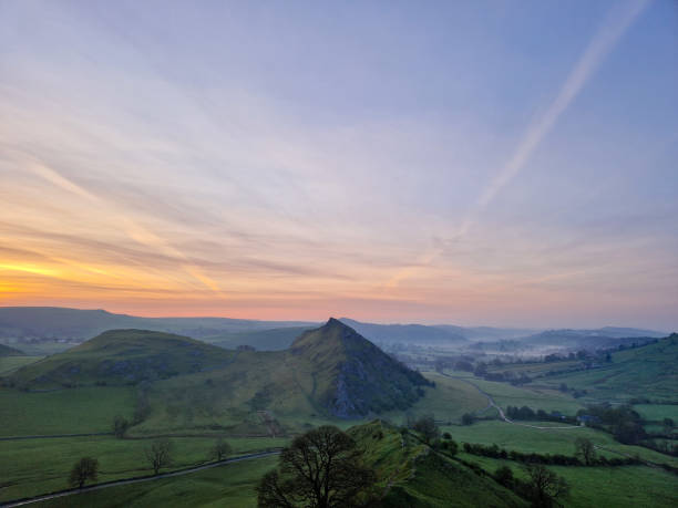 istock Sunrise on Chrome Hill in National Park Peak District, England 17.04.2022. 1394893368