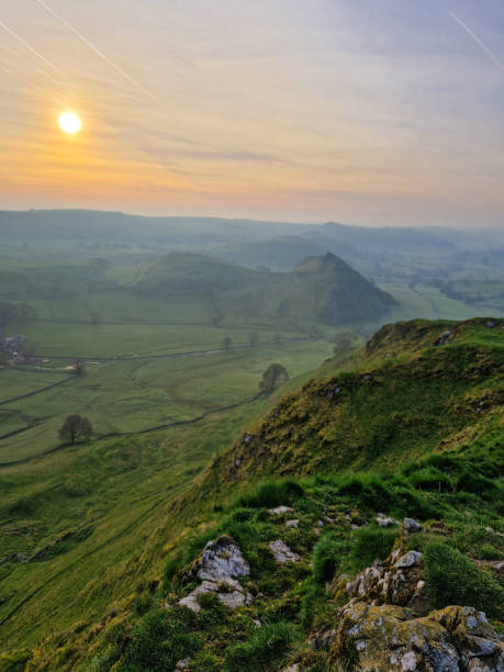 istock Sunrise on Chrome Hill in National Park Peak District, England 17.04.2022. 1394893370