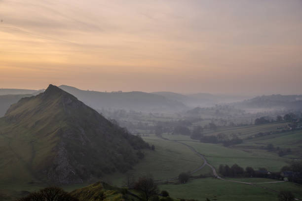 istock Sunrise on Chrome Hill in National Park Peak District, England 17.04.2022. 1394893418