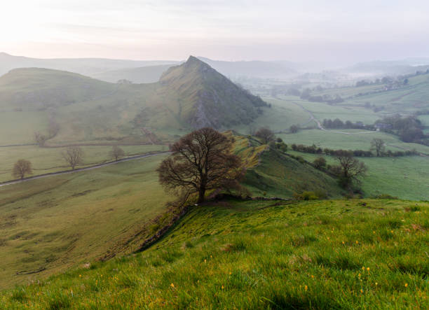 istock Sunrise on Chrome Hill in National Park Peak District, England 17.04.2022. 1394893419