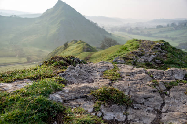 istock Sunrise on Chrome Hill in National Park Peak District, England 17.04.2022. 1394893425