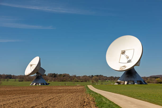istock Antennas of earth station 1394896628