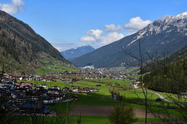istock Beautiful landscape in Stubai Valley 1394896854