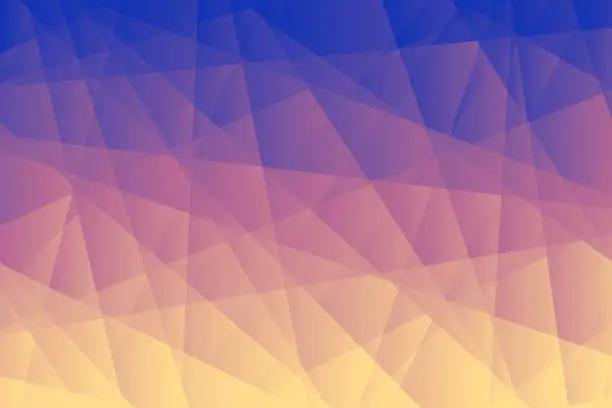 Vector illustration of Abstract geometric background - Polygonal mosaic with Purple gradient