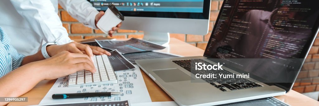 Developing Programmer Reading Computer Codes Development Website Design ...