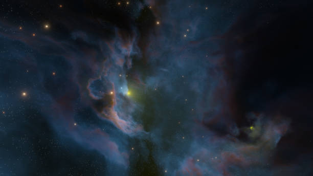 istock Colorful galaxy with nebula, clouds and starlight 1394905504