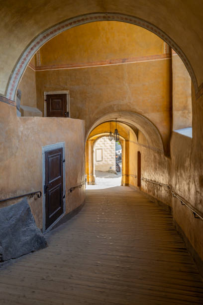 istock Public passage through castle in Cesky Krumlov 1394906700