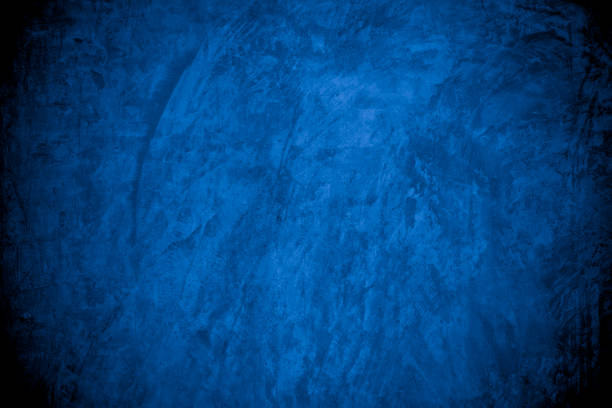istock Old wall pattern texture cement blue dark abstract  blue color design are light with black gradient background. 1394917700
