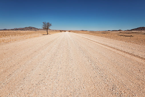 4x4 roadtrip on the main dirt road from Solitaire to NamibRand Nature Reserve, Namibia