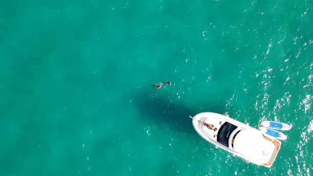 Photo of Boat at the Mediterranean sea