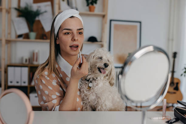 istock This lipstick color suits me 1394926794