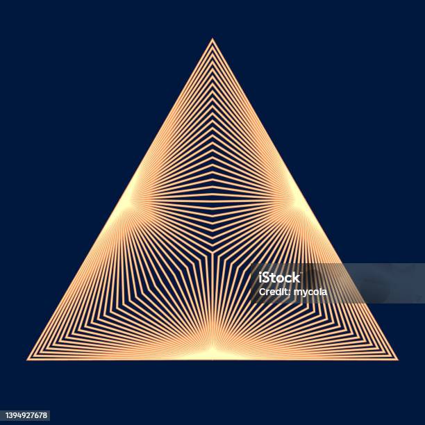 Golden Triangle Math Pyramids Golden Triangle Or Pyramid As Creative Digital Background Stock ...