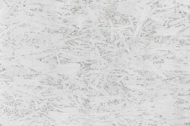 istock Texture of white painted osb wooden boards 1394929207