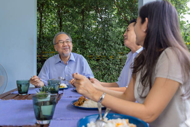 istock Family lunch, outdoor. 1394931428