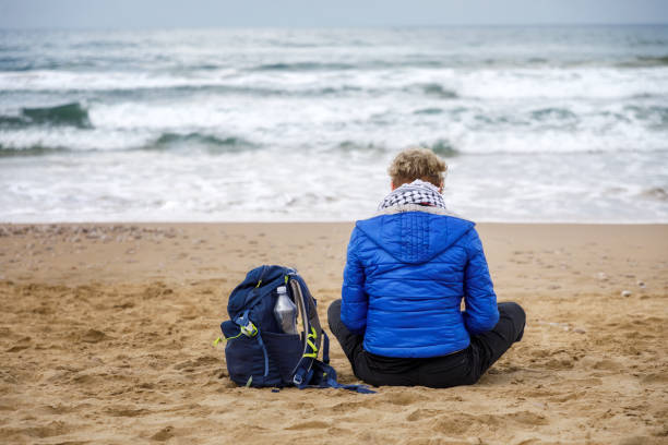 istock Meditation by the sea 1394932018