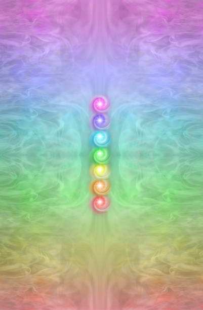 istock Simple Seven Chakra Diagram background 1394942212