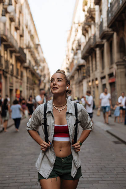 istock Tourist woman exploring 1394945048